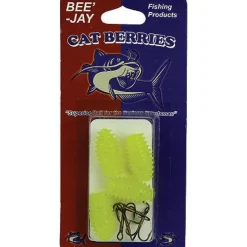 Bee-Jay Cat Berries Worm Charteuse Qty 4