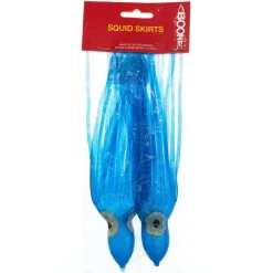 Boone Big Game Octopus Squid Trolling Skirts w Hand Painted Glow Eyes QTY 2