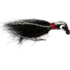 Boone Tout Bucktail Dave Workman Jr. Pro Series Size 2/0 3/8 Oz Black/Silver
