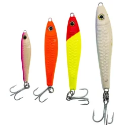Braid Slammer Jigs Set of 4 w Free Jig Box