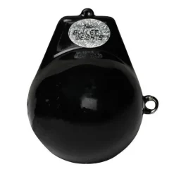 Bullet Weight Coated Ball With Fin Down Rigger 10 Lb Black Qty 1