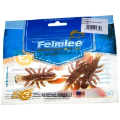 Felmlee Crayfish With Attractant 3" Qty 3 Orange