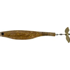 Hyperlastics Dartprop Topwater 5" Clear/Gold 2 Pack