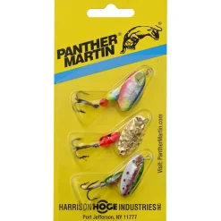 Panther Martin Spinner Kit #4 Qty 3 Assorted
