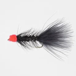 Perfect Hatch Egg Sucking Leech #06 Black/Red QTY 2