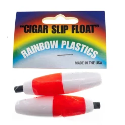 Rainbow Plastics Cigar Slip Floats QTY 2