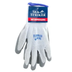 Sea Striker Men's Knit Gripper Gloves Rubber Coated