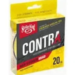 Strike King Contra Braid 150 Yds Hi-Vis Yellow